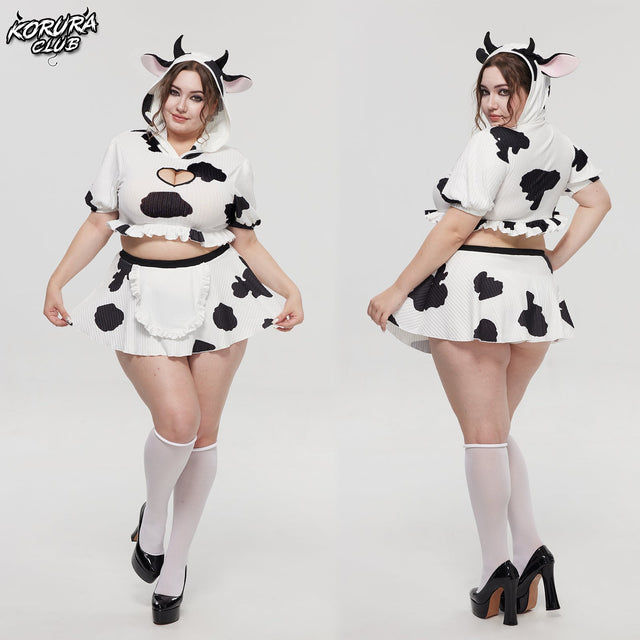 animal theme cow cosplay costume