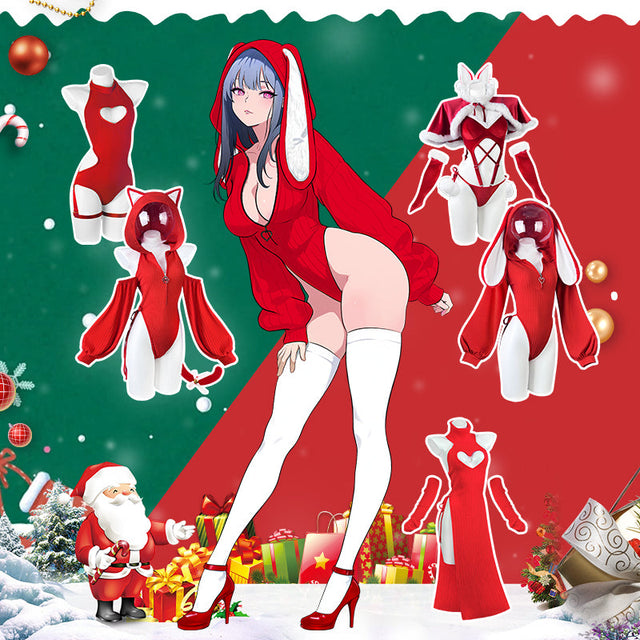 Christmas cosplay bodysuit