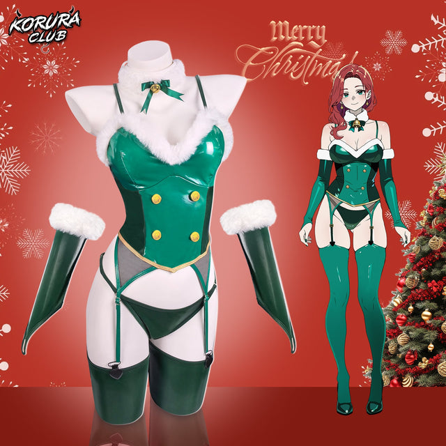Green Christmas Cosplay Costume