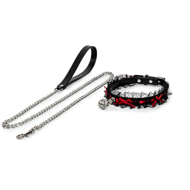 Lace Bow Bell Collar KA51