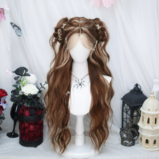 Mixed Color Long Curly Wig KW262
