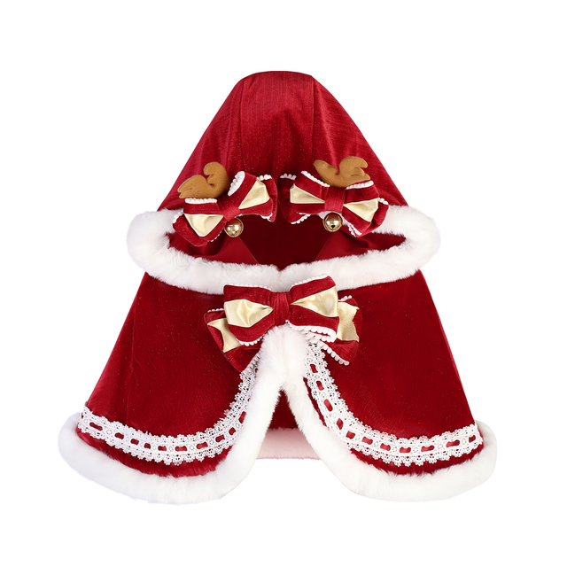 Lolita Hooded Cape Christmas Dress SD62