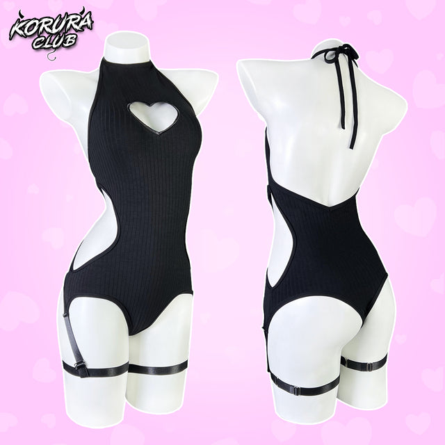 Cute Heart Bodysuit KO102