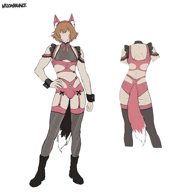 Velombrance Pre-sale Fox Femboy Set (7-Piece Set) AS53