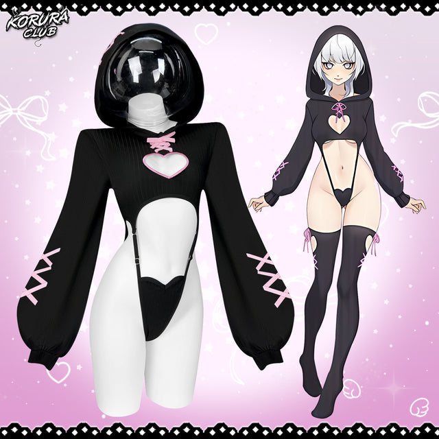 HEART HOLLOW BODYSUIT SR16