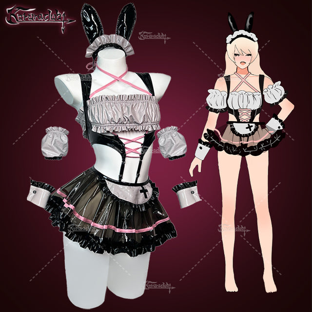 Cosplay Bunny Maid Lingerie KO15(6-Piece Set)