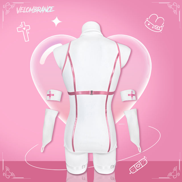 Pre-sale Velombrance Sweetheart Bunny Nurse Dress AS49