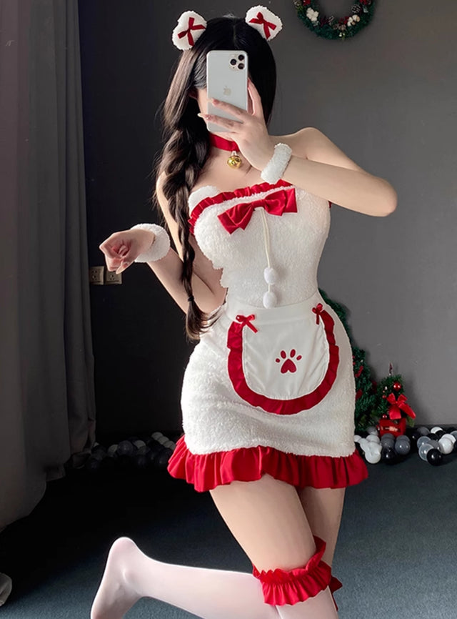 Cosplay Christmas bear skirt costume SD22