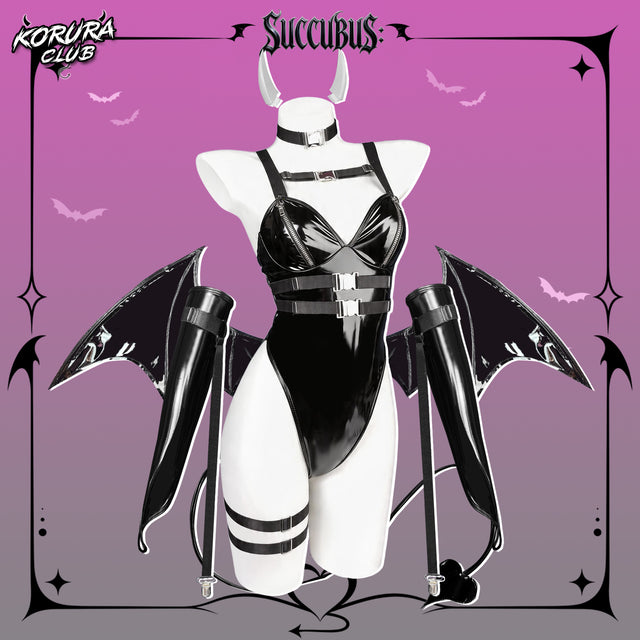 Cosplay Techwear Succubus Lingerie KO145