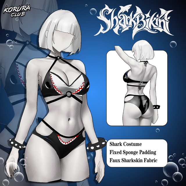 Pre-sale Cute Shark Bikini KO143