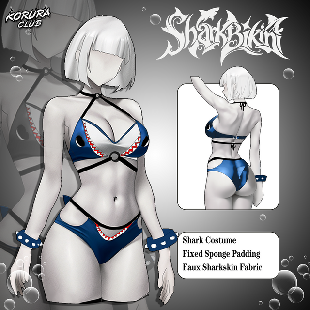 Pre-sale Cute Shark Bikini KO143