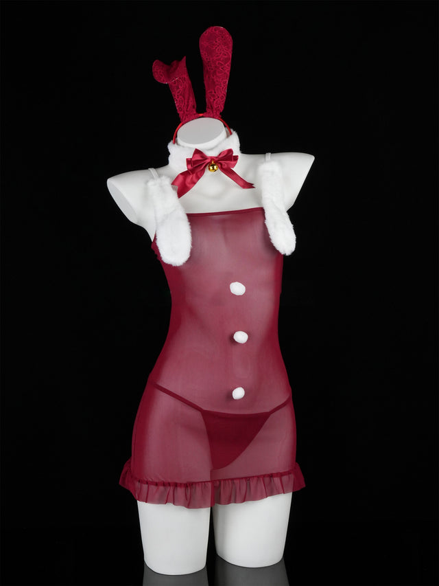 Christmas Cosplay see-through skirt SD56