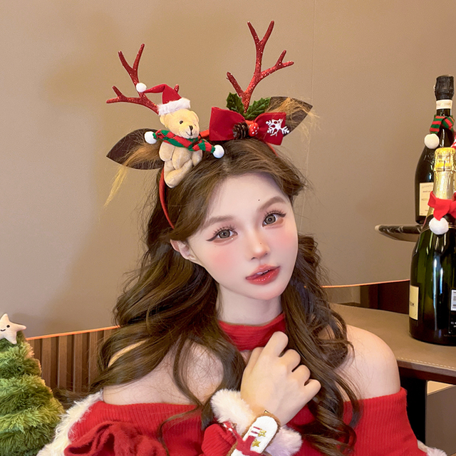 Christmas Reindeer Antler Headband SD71