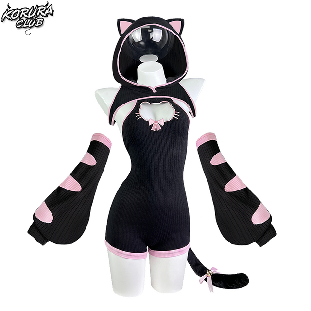 Pre-Sale Cosplay Cute Tabby Cat Jumpsuit CJ03