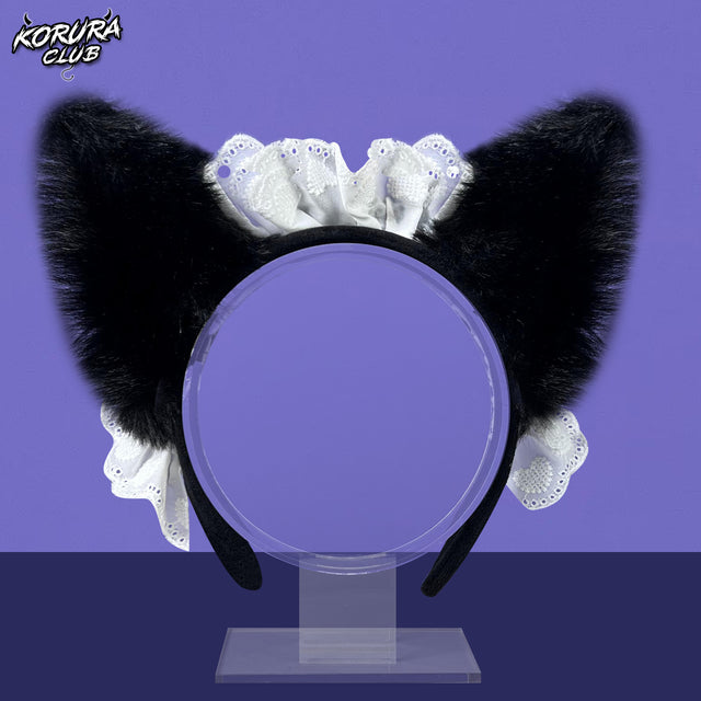 Cute plush cat ears headband KH19