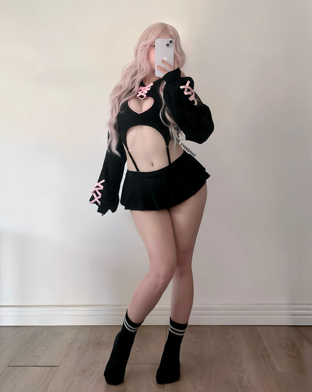 HEART HOLLOW BODYSUIT SR16
