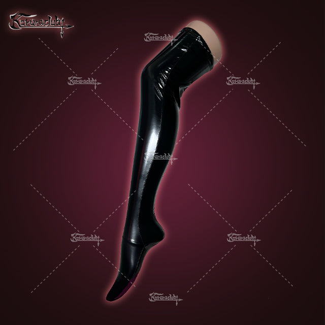 Basic leather stockings KS01