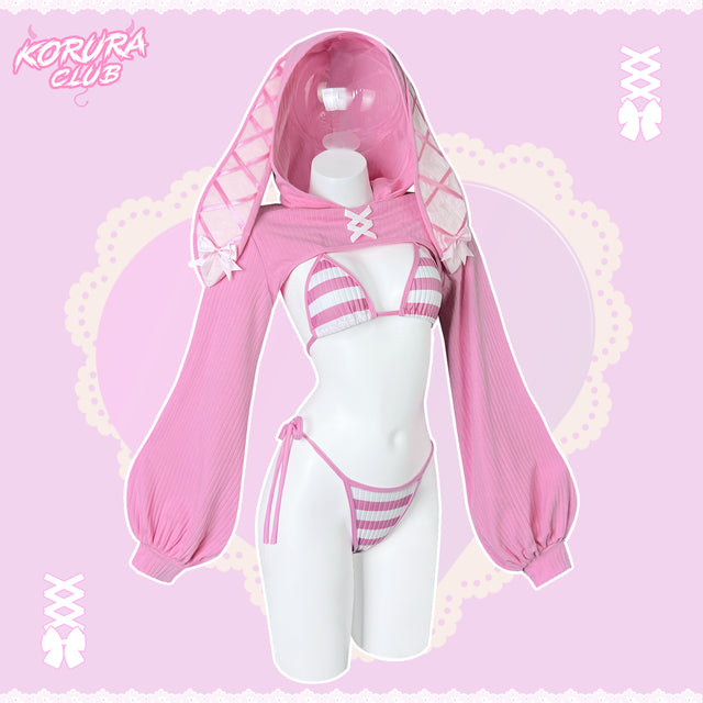 Striped Bunny Knitwear KO100