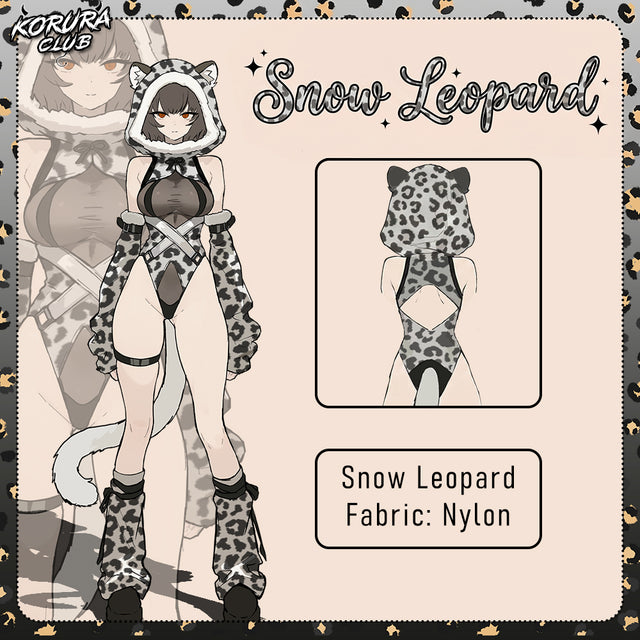 Pre-sale Snow Leopard Cosplay Bodysuit KO148