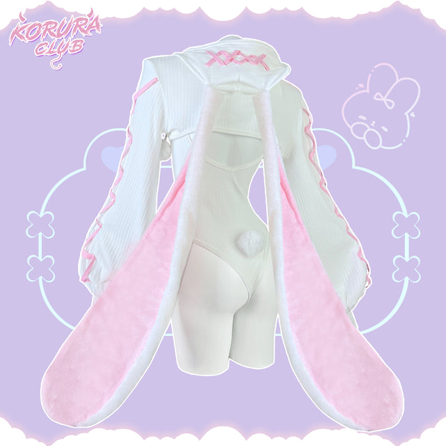 Pre-sale Cosplay Heart-Lock Floppy Bunny Jumpsuit KO102