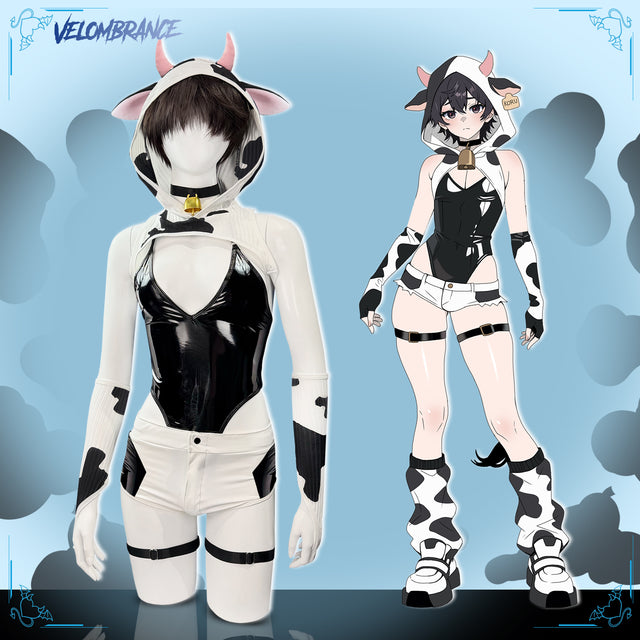 Velombrance Cow Bodysuit (7-Piece Set) AS42