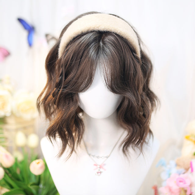 Mixed Color Short Curly Wig KW254
