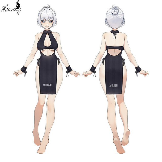 CHILL KNIT MUSE DRESS AH022