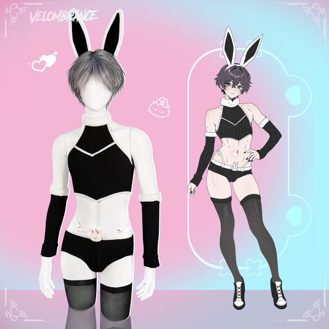 Pre- sale Velombrance Cosplay Cute Bunny Ear Knitwear AS06
