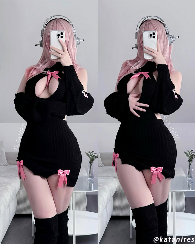 Bow sweater KO57(3-Piece Set)