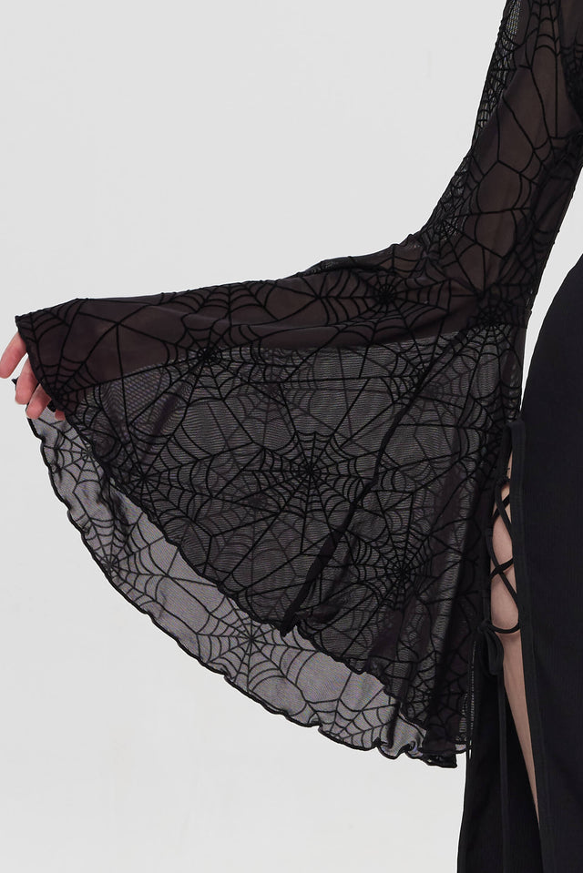 Pre-Sale Gothic Lace Spider Lingerie Set (2-Piece) HK003