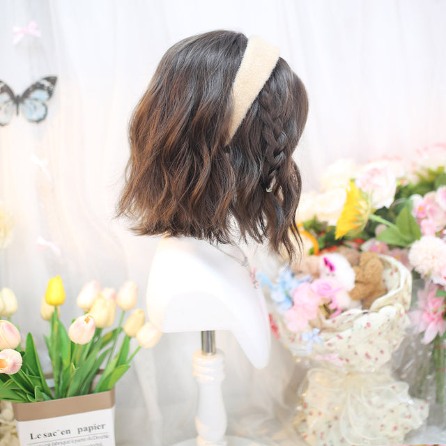 Mixed Color Short Curly Wig KW254