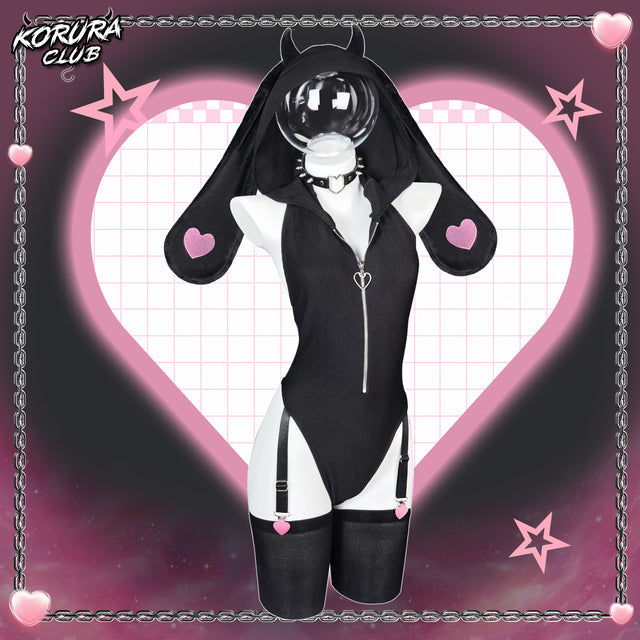 Sleeveless Bunny Costume Bodysuit KO129