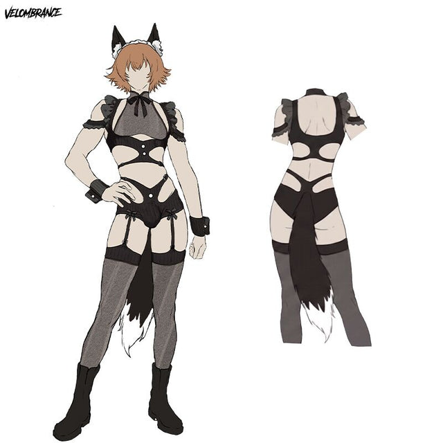 Velombrance Pre-sale Fox Femboy Set (7-Piece Set) AS53