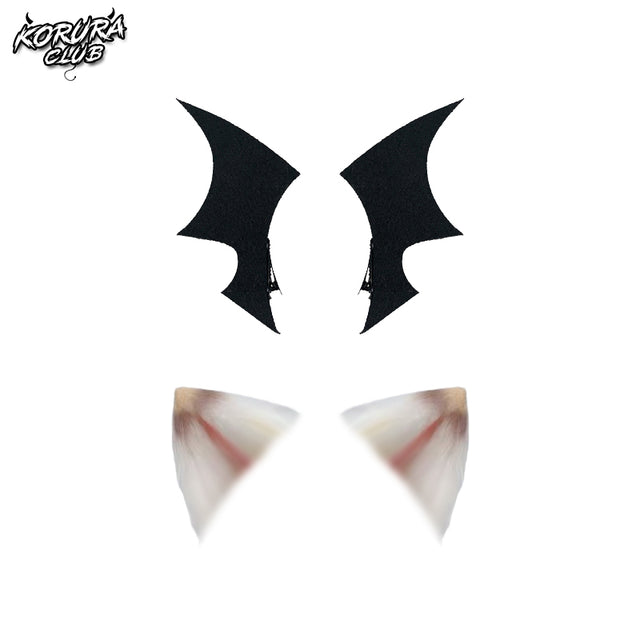 Korura Original Wig #008 Black and White– AkaiYoru Hime