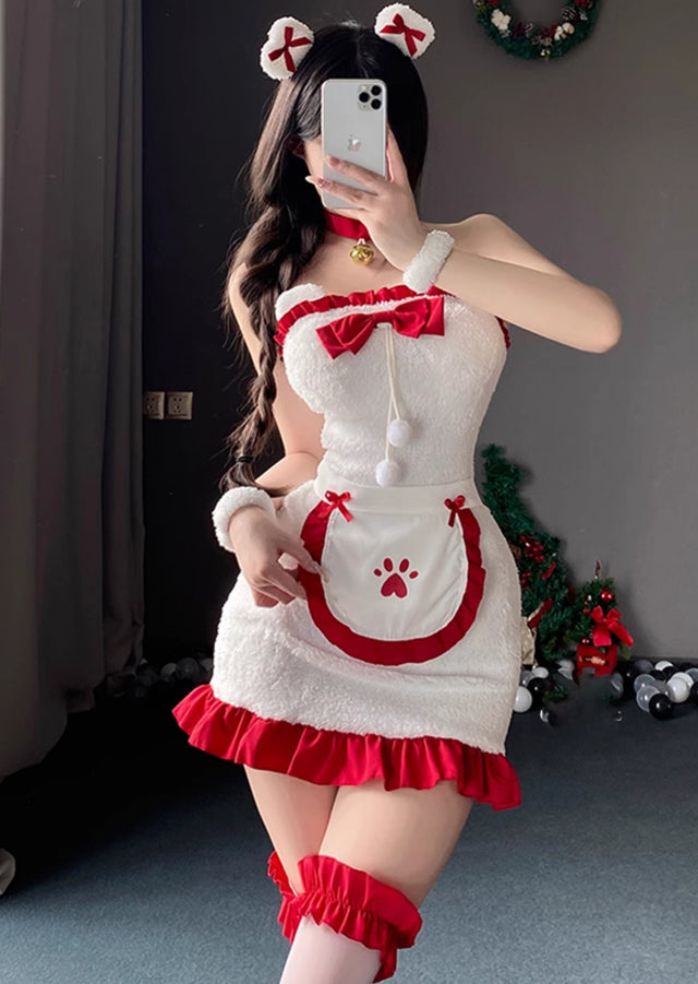 Cosplay Christmas bear skirt costume SD22