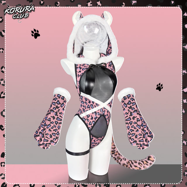 Snow Leopard Cosplay Bodysuit KO149