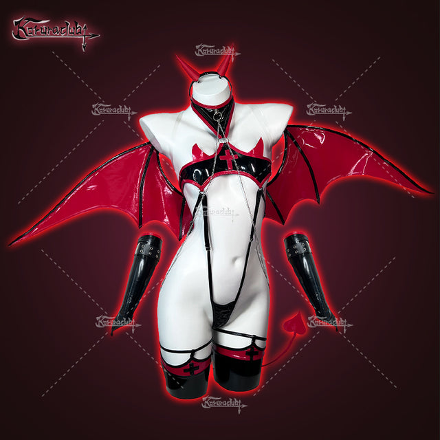Cosplay Devil Nurse Succubus Lingerie KO17(8-Piece Set)