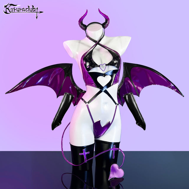 Cosplay Devil of Lust Succubus Lingerie KO69 (6-Piece Set) – Version 2