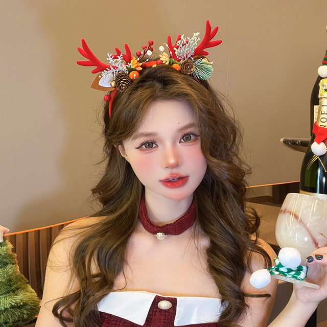 Christmas Reindeer Antler Headband SD71