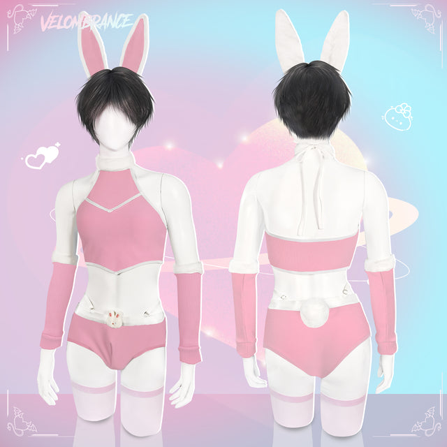 Pre- sale Velombrance Cosplay Cute Bunny Ear Knitwear AS06