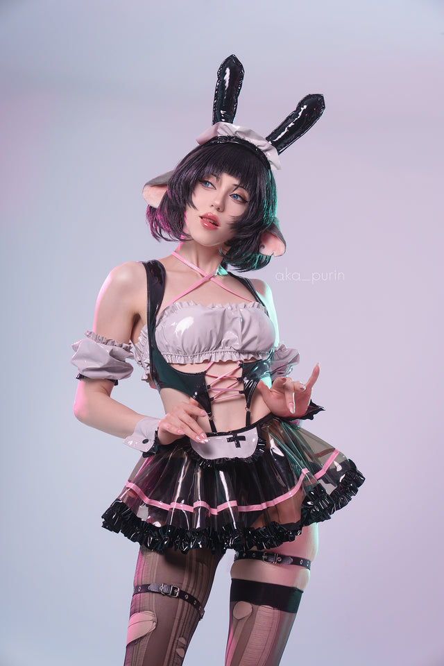 Cosplay Bunny Maid Lingerie KO15(6-Piece Set)