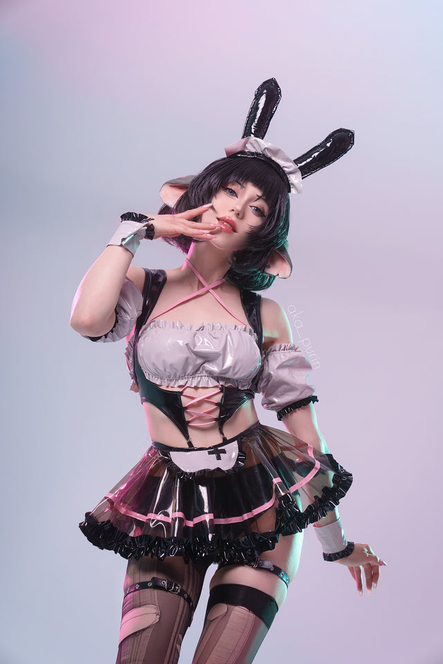 Cosplay Bunny Maid Lingerie KO15(6-Piece Set)