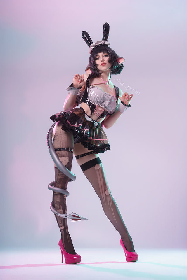 Cosplay Bunny Maid Lingerie KO15(6-Piece Set)