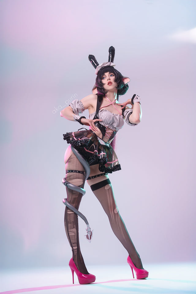 Cosplay Bunny Maid Lingerie KO15(6-Piece Set)