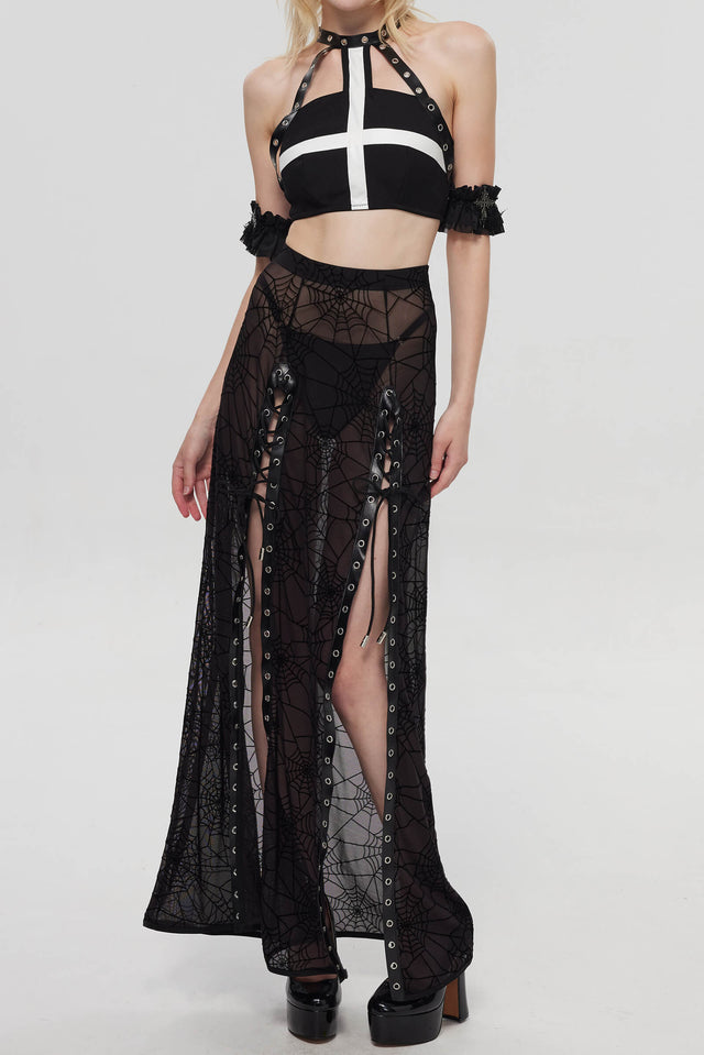 Pre-Sale Gothic Nun Sleeveless 3-Piece Costume Set HK007