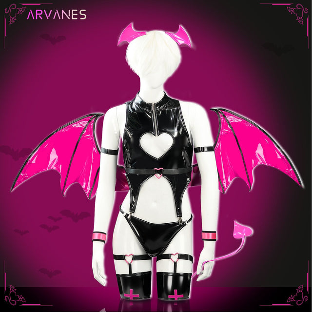 Arvanes Pre-Order Cosplay Devil Bodysuit (7-Piece Set) AS32