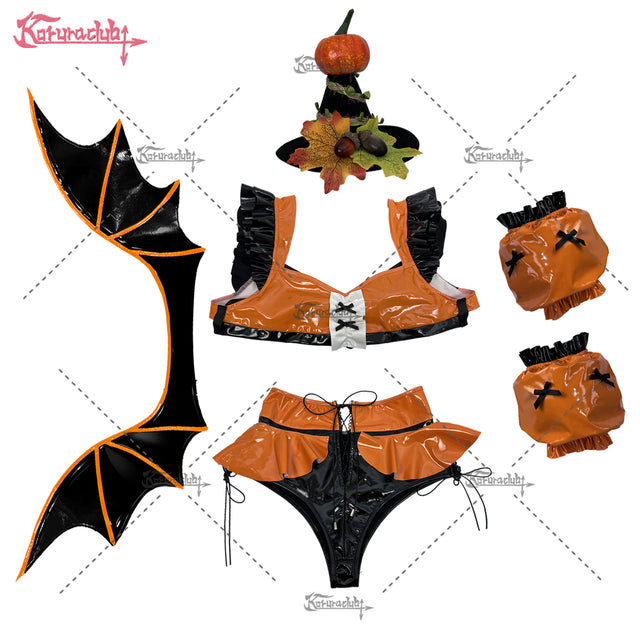 Halloween Trick or Peek Cosplay Lingerie KO35(5-Piece Set)