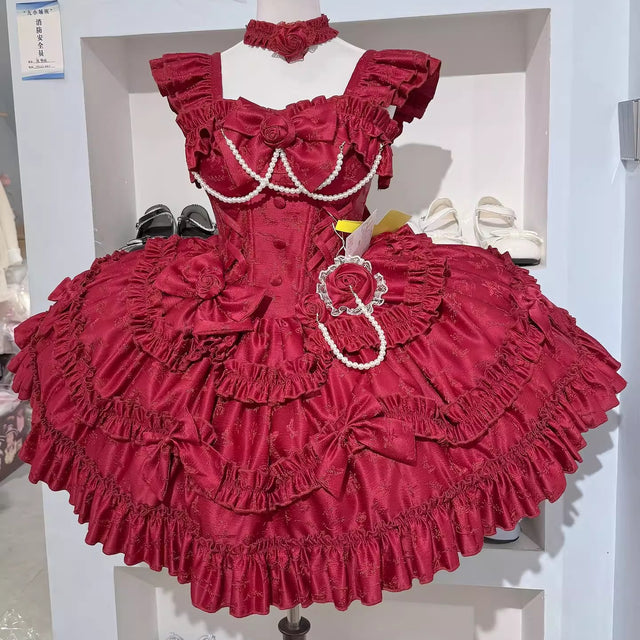 Christmas Puffy Princess Dress SD90