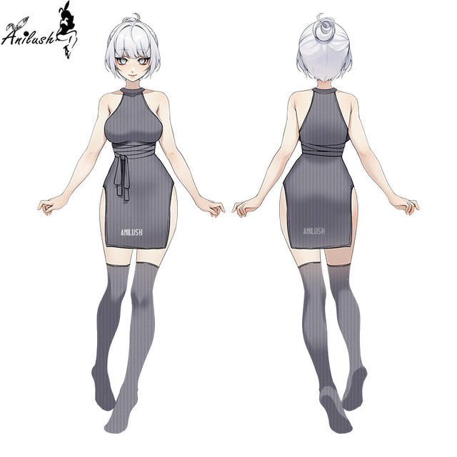 SHADOW WEAVE DRESS AH024