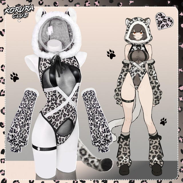 Snow Leopard Cosplay Bodysuit KO149